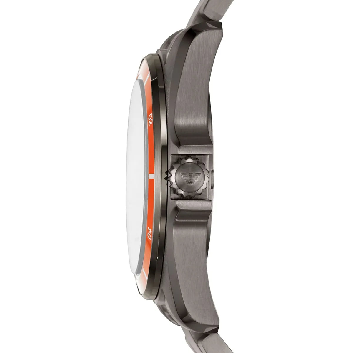 Emporio Armani Sigma AR11178 Gunmetal Watch with Orange Bezel
