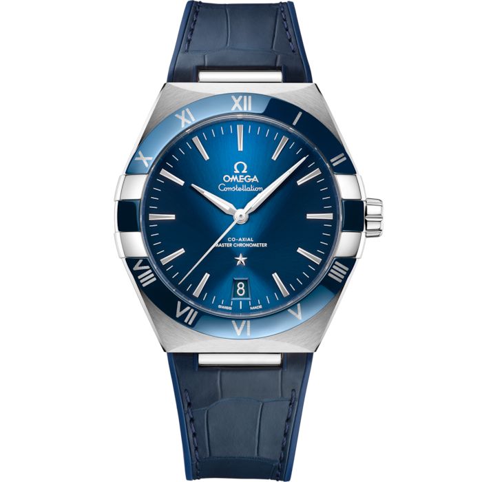 Omega Leather Watch For Men