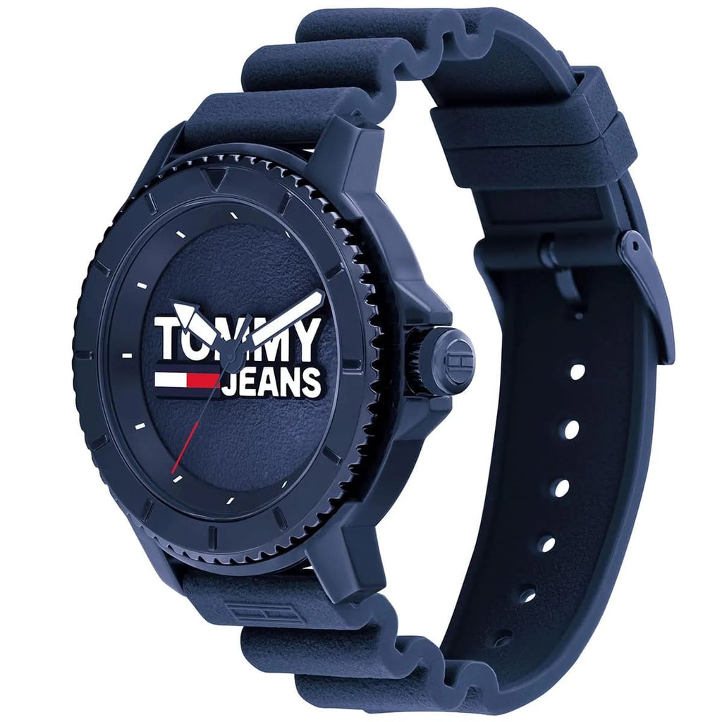 Tommy Jeans Tokyo Men's Analog Watch – Blue Silicone Strap 1792000
