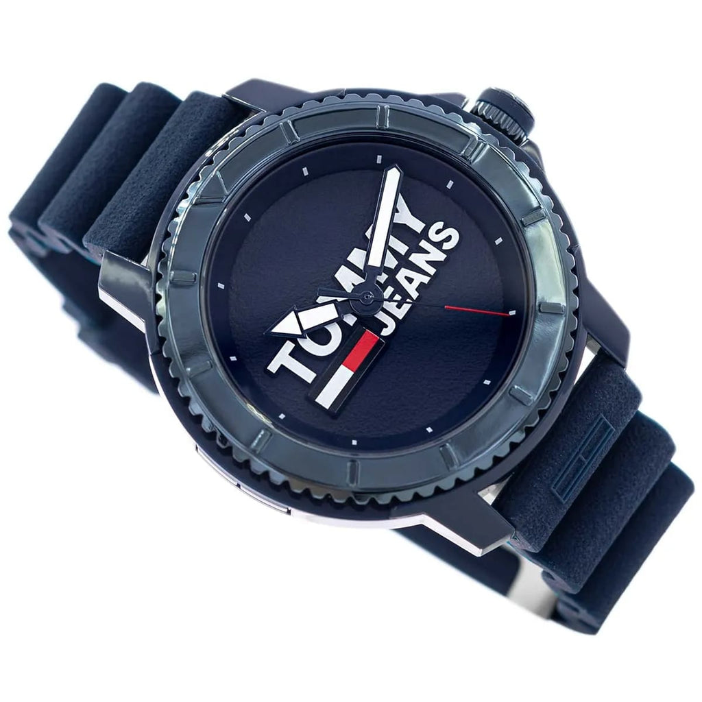 Tommy Jeans Tokyo Men's Analog Watch – Blue Silicone Strap 1792000