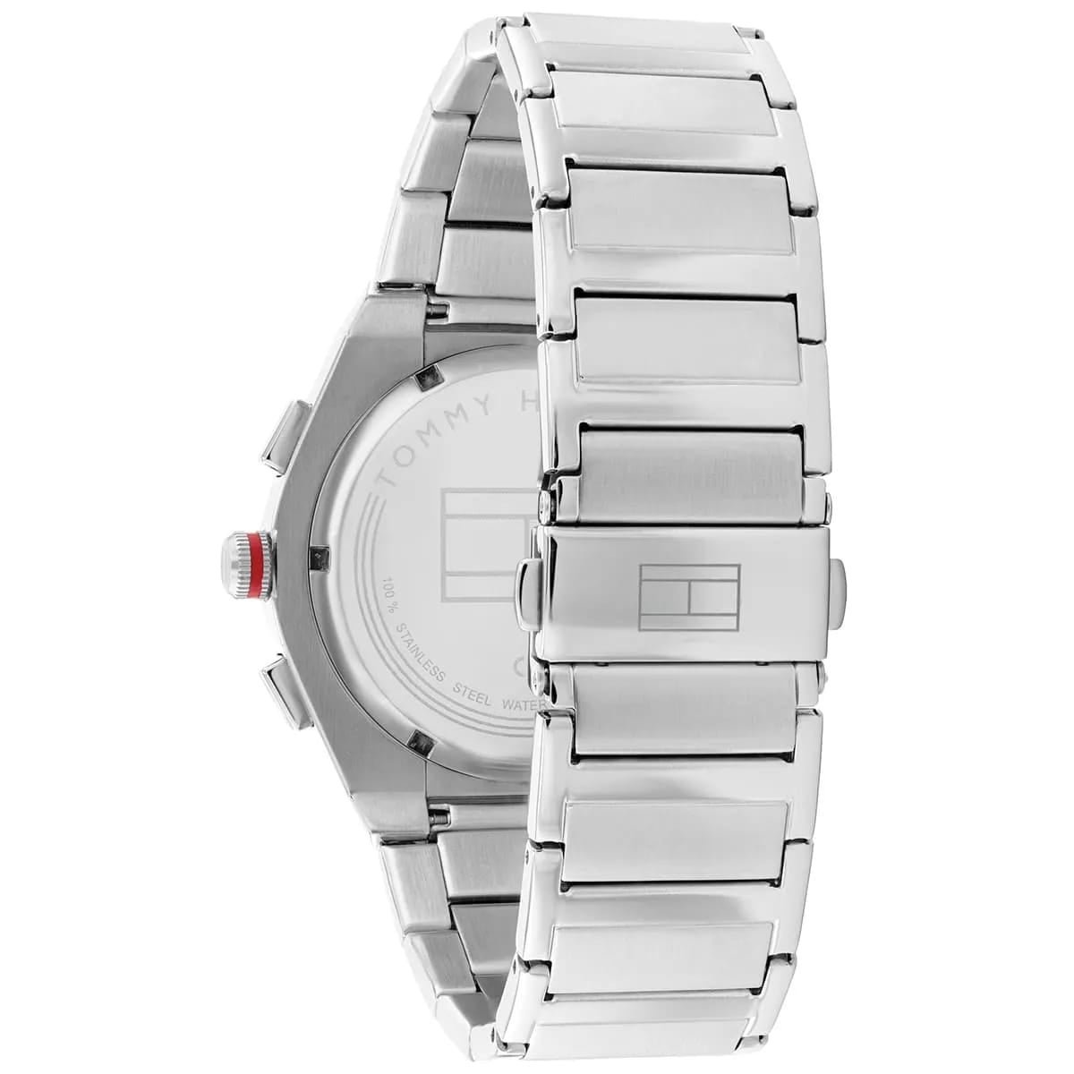 Tommy Hilfiger Connor 1791896 Men’s Blue Dial Silver Metal Multi-Function Watch