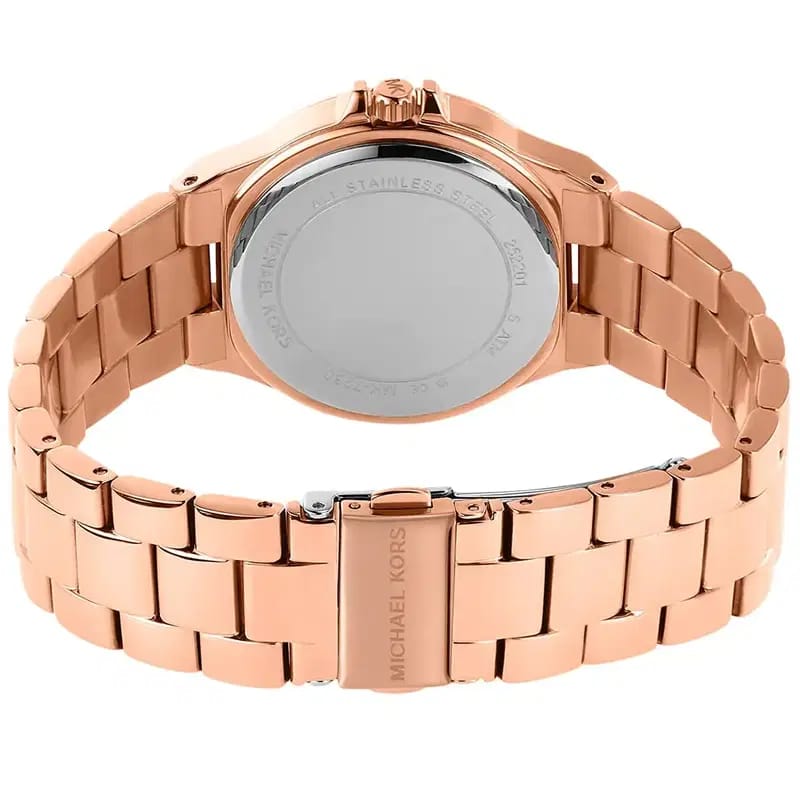 Michael Kors Lennox MK7230 Women’s Rose Gold Dial Rose Gold Bracelet Multi-Function Watch