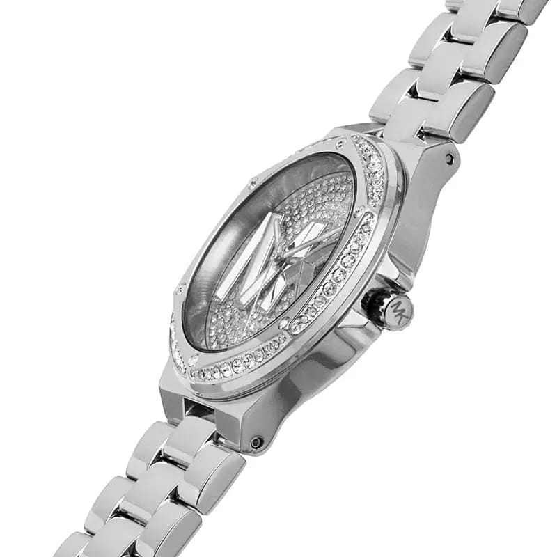 Michael Kors Lennox MK7234 Women’s Silver Crystal Dial Silver Bracelet Multi-Function Watch