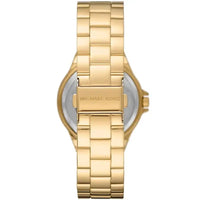 Michael Kors Lennox MK7229 Women’s Gold Crystal Dial Gold Bracelet Multi-Function Watch