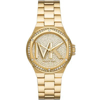 Michael Kors Lennox MK7229 Women’s Gold Crystal Dial Gold Bracelet Multi-Function Watch