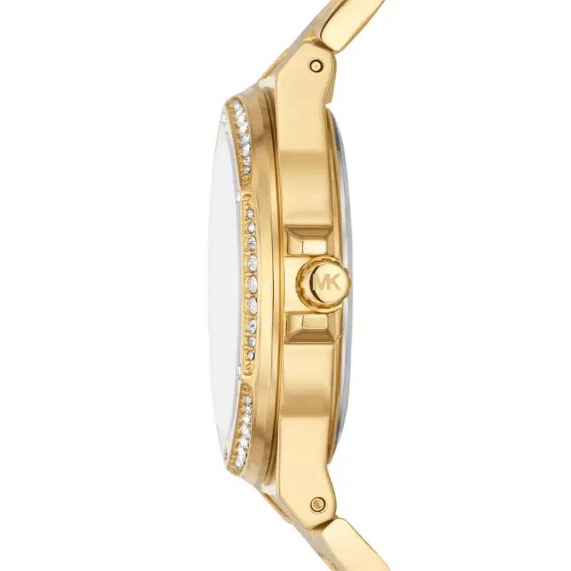 Michael Kors Lennox MK7229 Women’s Gold Crystal Dial Gold Bracelet Multi-Function Watch