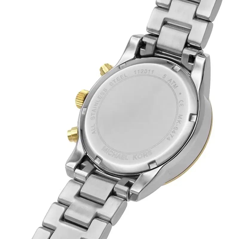 Michael Kors Ritz MK6474 Women’s White Dial Two-Tone Bracelet Multi-Function Watch
