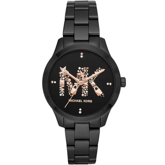 Michael Kors Runway MK6683 Women’s Black Dial Black Bracelet Watch