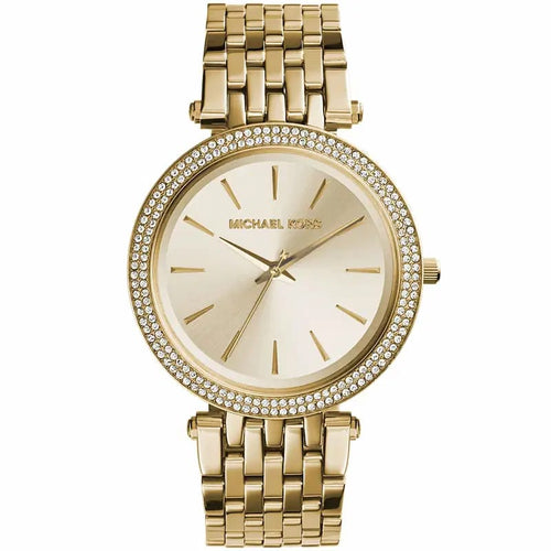 Michael Kors Darci MK3191 Women’s Gold Dial Gold-Tone Bracelet Watch