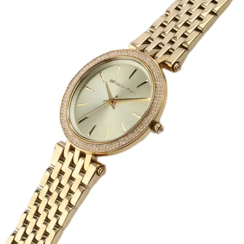 Michael Kors Darci MK3191 Women’s Gold Dial Gold-Tone Bracelet Watch