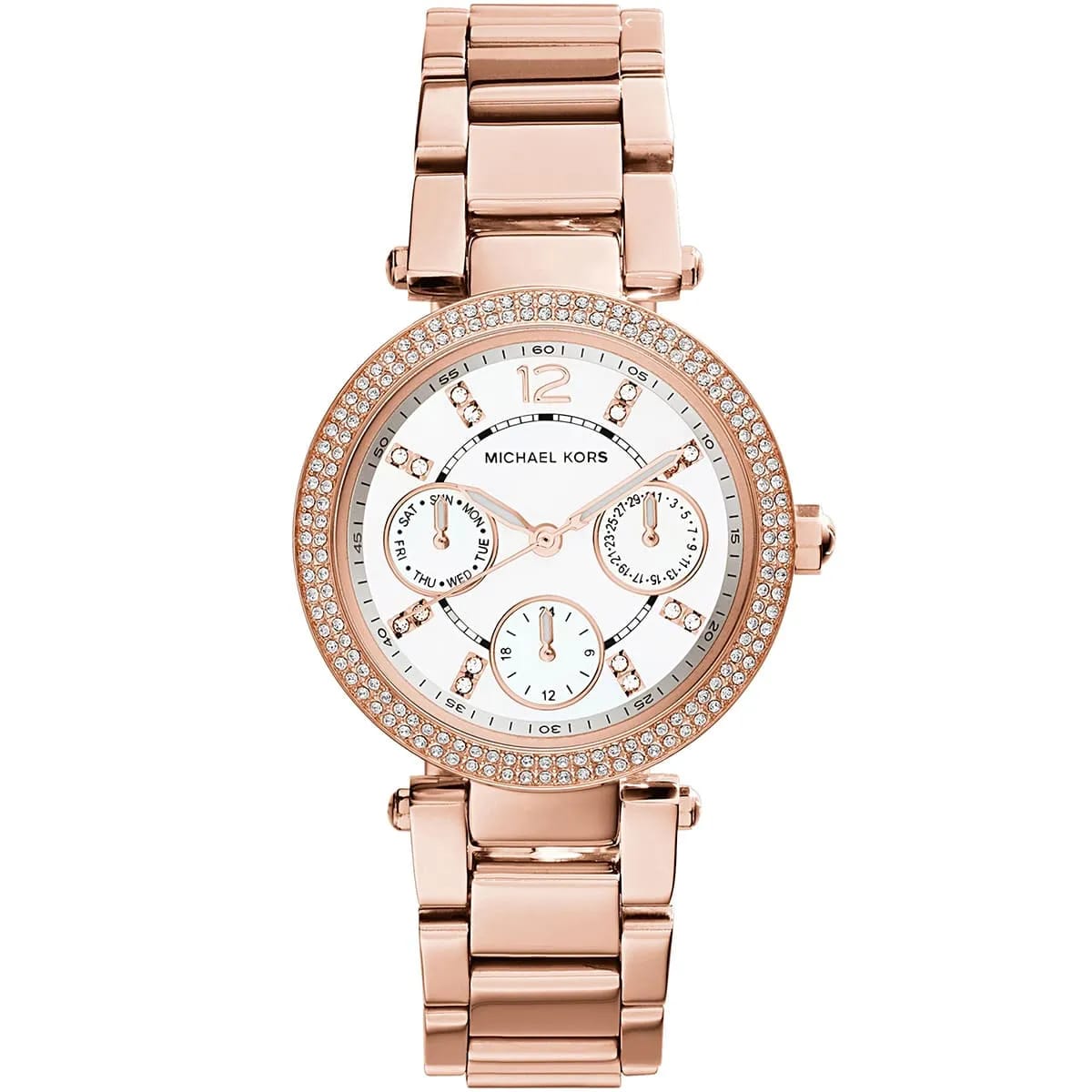Michael Kors Parker MK5616 Women’s Rose Gold Stainless Steel Multi-Function Watch