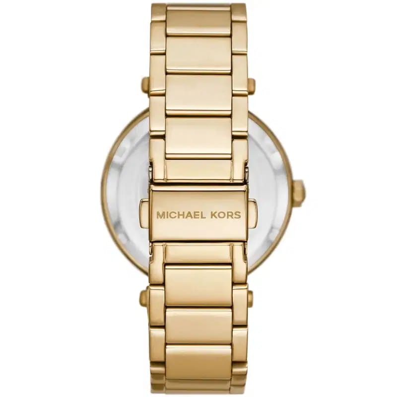 Michael Kors Parker MK7283 Women’s Crystal-Pave Dial Gold-Tone Bracelet Watch