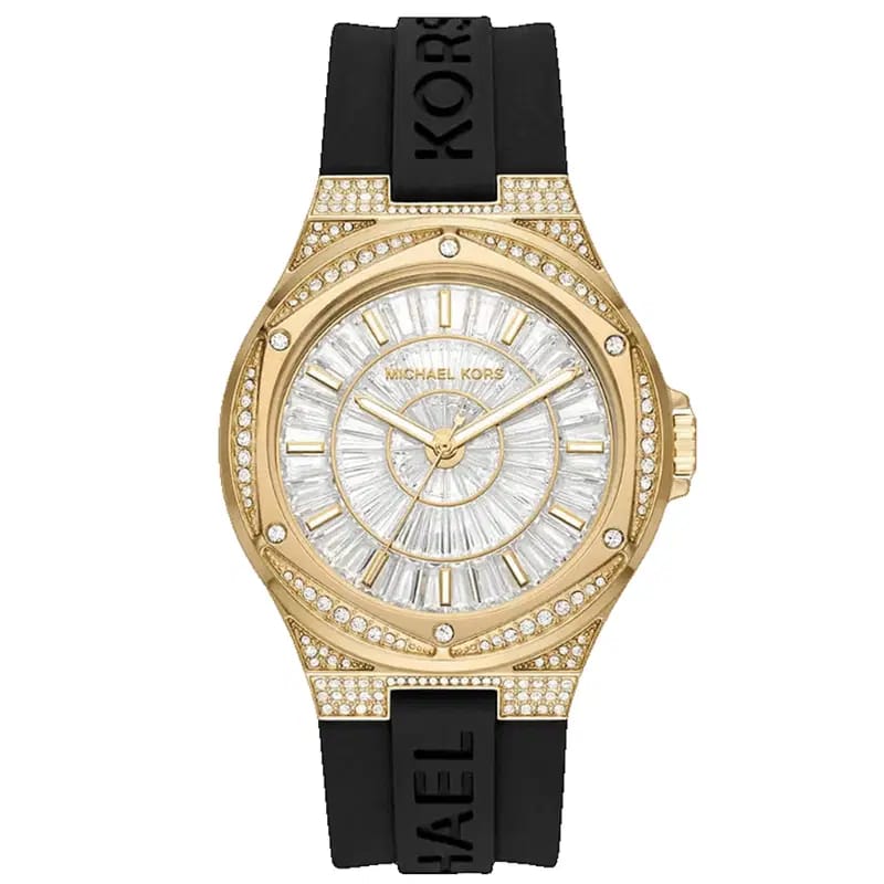 Michael Kors Camille MK7247 Women’s Gold Crystal Silicone Multi-Function Watch