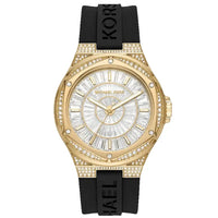 Michael Kors Camille MK7247 Women’s Gold Crystal Silicone Multi-Function Watch