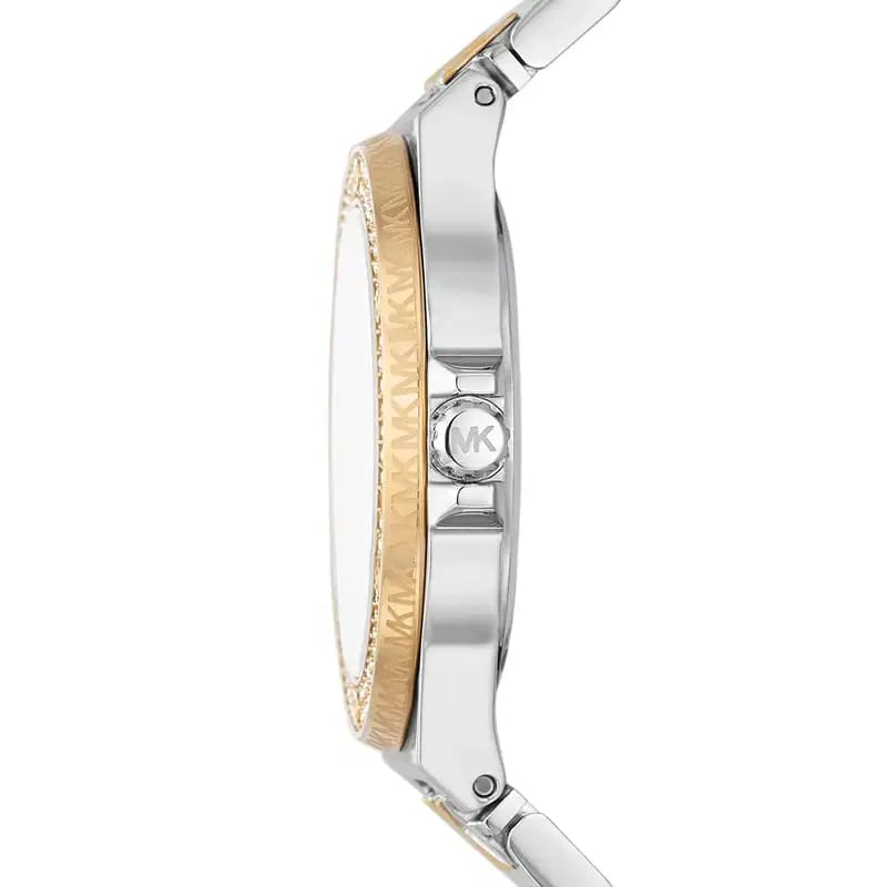Michael Kors Lennox MK7338 Women’s Silver & Gold Stainless Steel Analog Watch