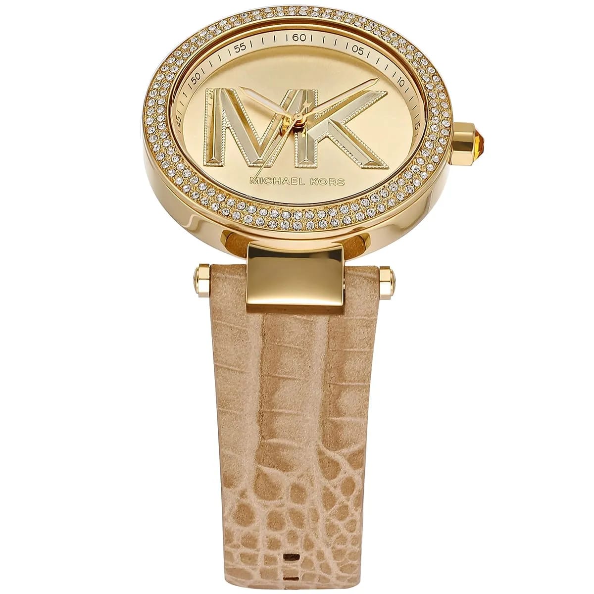 Michael Kors Parker MK4725 Women’s Gold Case Beige Leather Strap Analog Watch