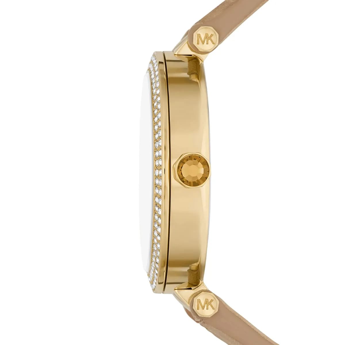 Michael Kors Parker MK4725 Women’s Gold Case Beige Leather Strap Analog Watch
