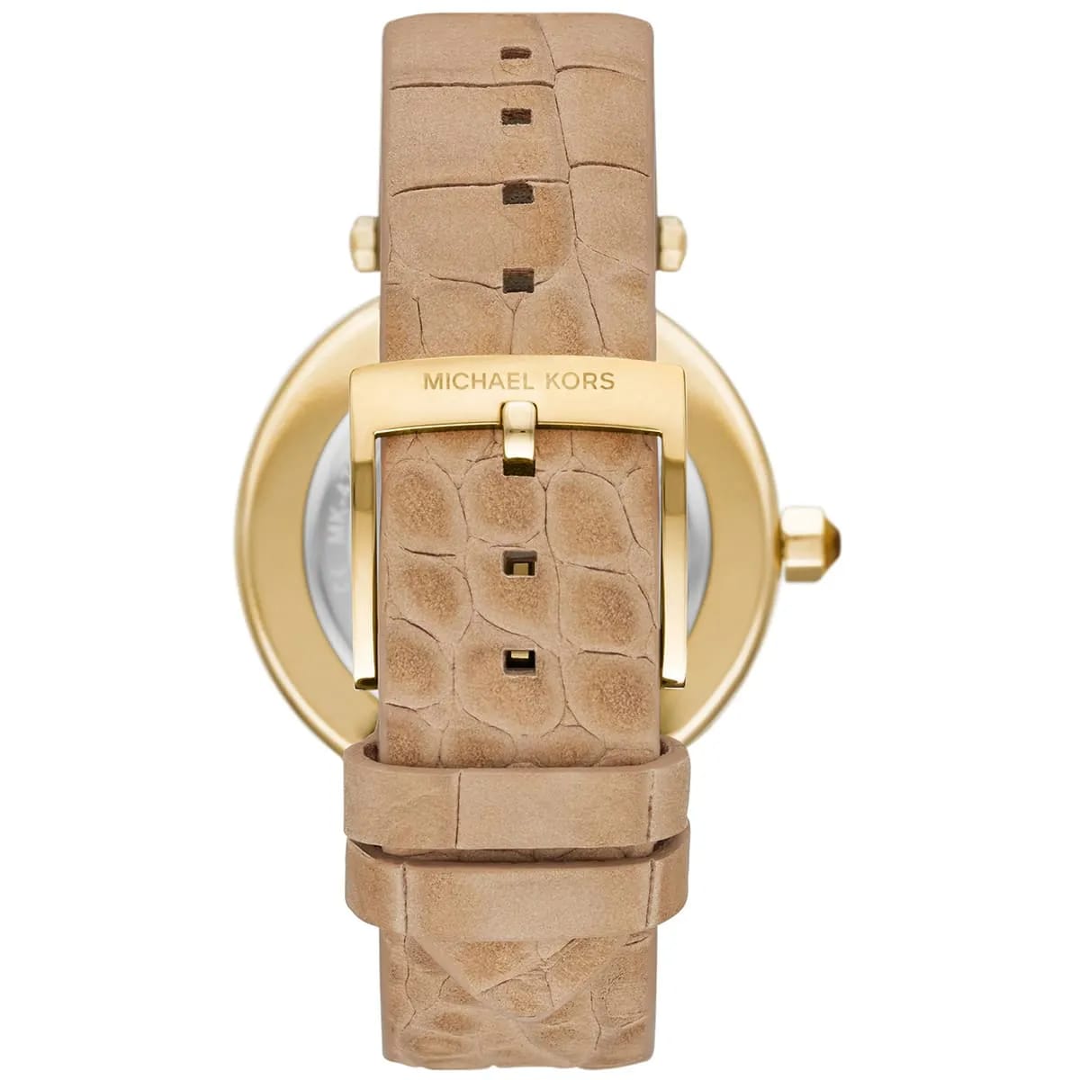 Michael Kors Parker MK4725 Women’s Gold Case Beige Leather Strap Analog Watch
