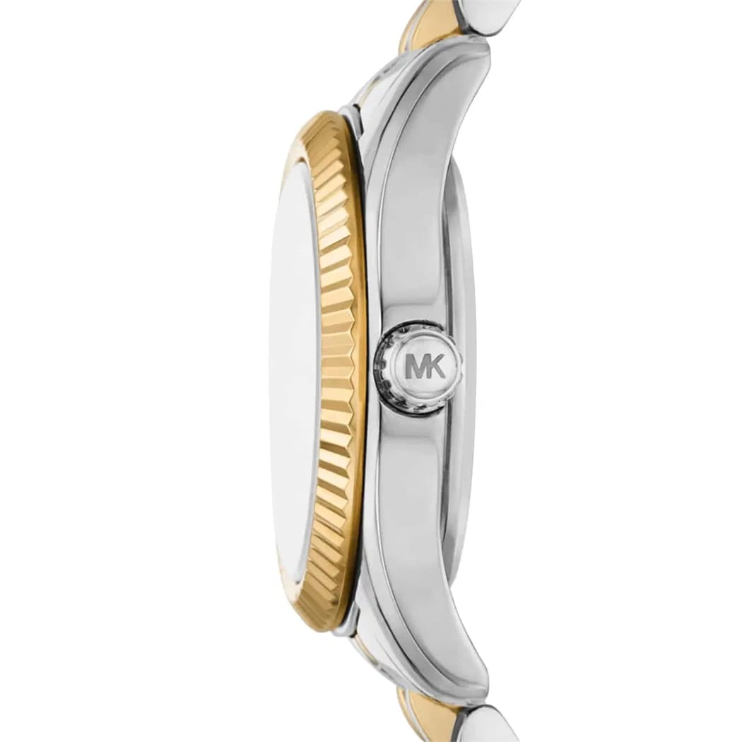 Michael Kors Lexington MK4986 Women’s Two-Tone Green Dial Multi-Function Watch