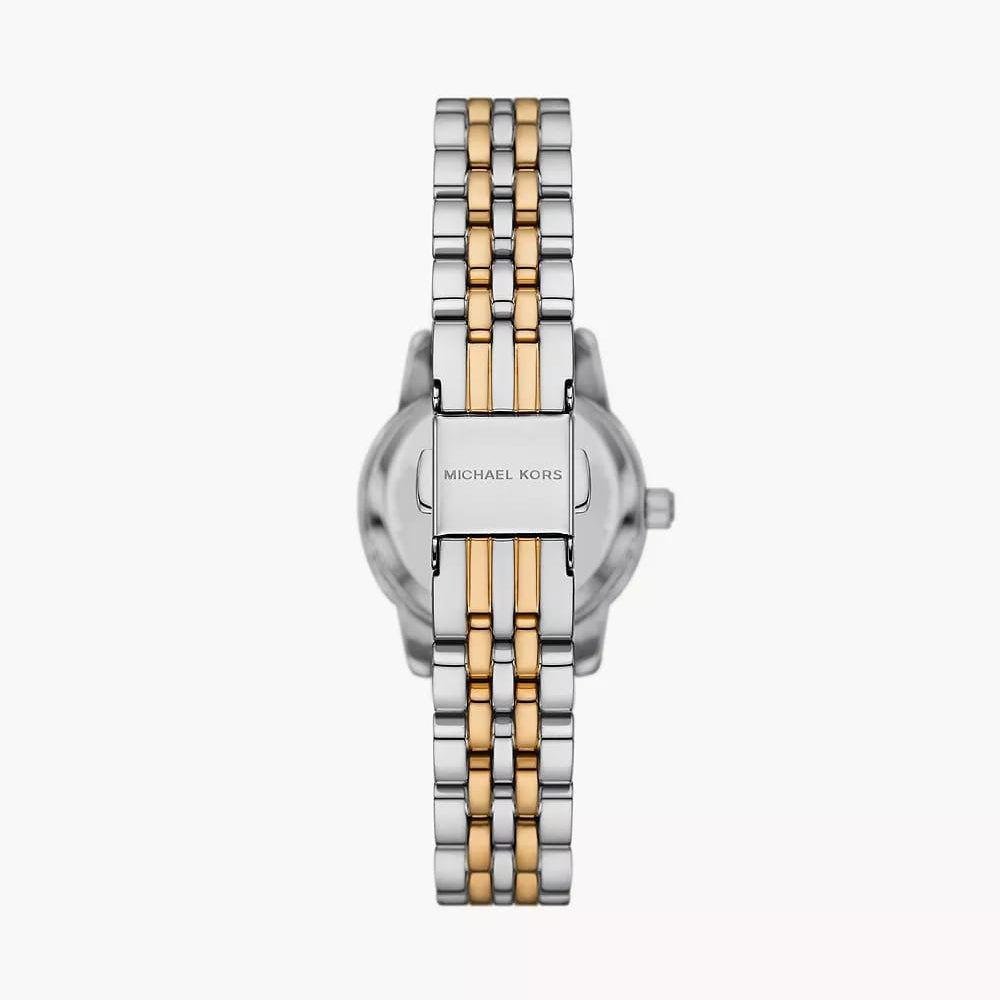 Michael Kors Lexington MK4815 Women’s Two-Tone Silver Dial Multi-Function Watch