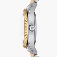 Michael Kors Lexington MK4815 Women’s Two-Tone Silver Dial Multi-Function Watch
