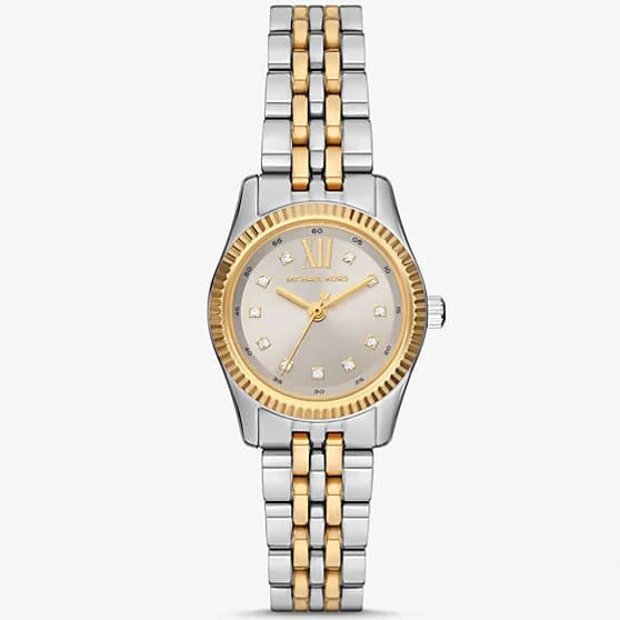 Michael Kors Lexington MK4815 Women’s Two-Tone Silver Dial Multi-Function Watch