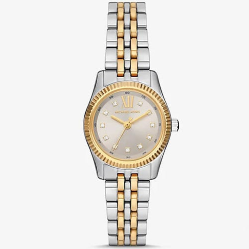 Michael Kors Lexington MK4815 Women’s Two-Tone Silver Dial Multi-Function Watch
