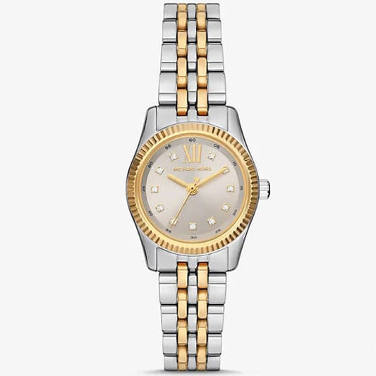 Michael Kors Lexington MK4815 Women’s Two-Tone Silver Dial Multi-Function Watch