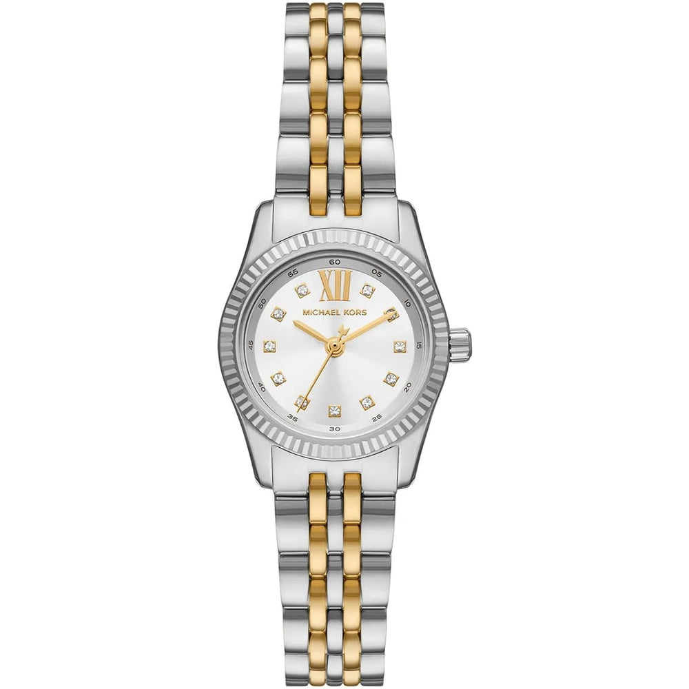 Michael Kors Lexington MK4740 Women’s Silver & Gold Dial Stainless Steel Watch