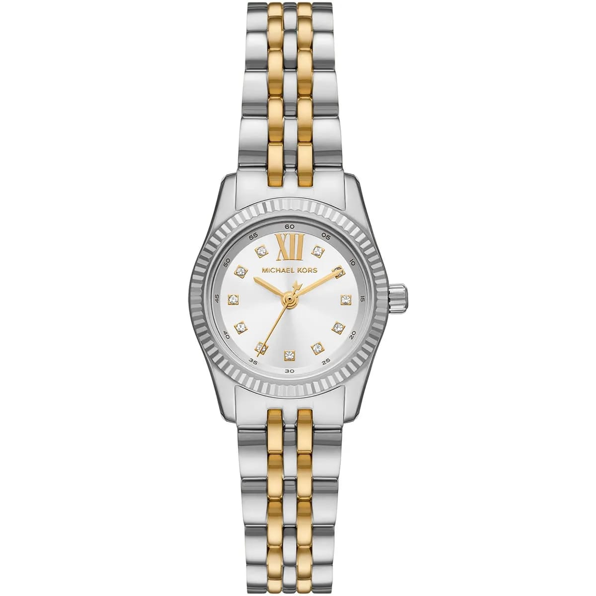 Michael Kors Lexington MK4740 Women’s Silver & Gold Dial Stainless Steel Watch