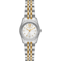 Michael Kors Lexington MK4740 Women’s Silver & Gold Dial Stainless Steel Watch
