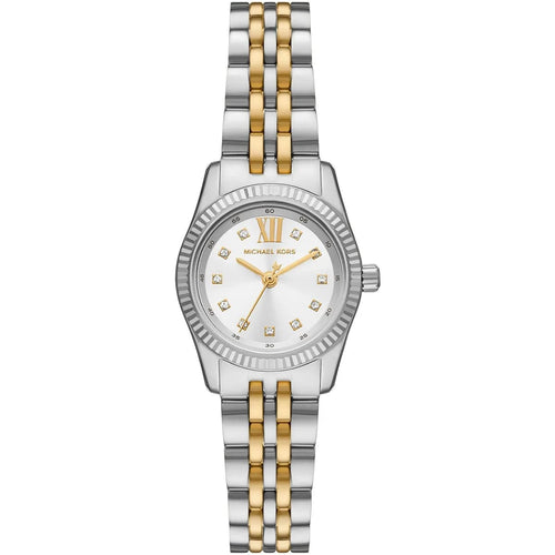 Michael Kors Lexington MK4740 Women’s Silver & Gold Dial Stainless Steel Watch