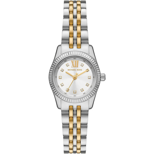 Michael Kors Lexington MK4740 Women’s Silver & Gold Dial Stainless Steel Watch