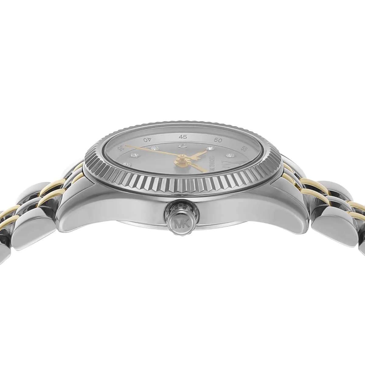 Michael Kors Lexington MK4740 Women’s Silver & Gold Dial Stainless Steel Watch