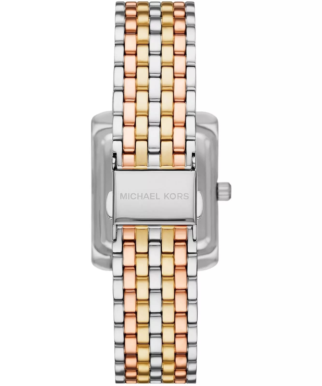 Michael Kors Emery Three-Tone MK4744 Women’s Silver, Gold & Rose Gold Stainless Steel Watch