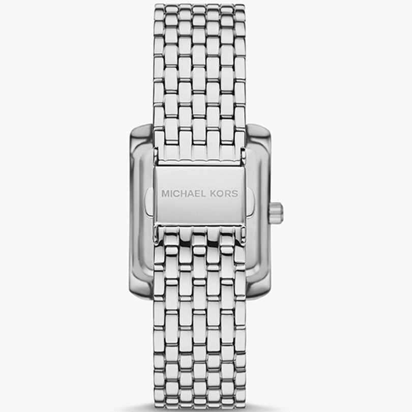 Michael Kors Emery Three MK4829 Women’s Silver Blue Dial Stainless Steel Watch