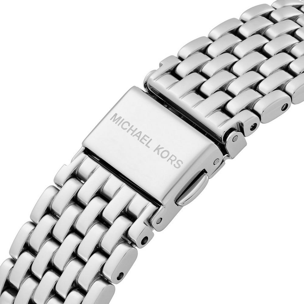 Michael Kors Emery Three MK4829 Women’s Silver Blue Dial Stainless Steel Watch