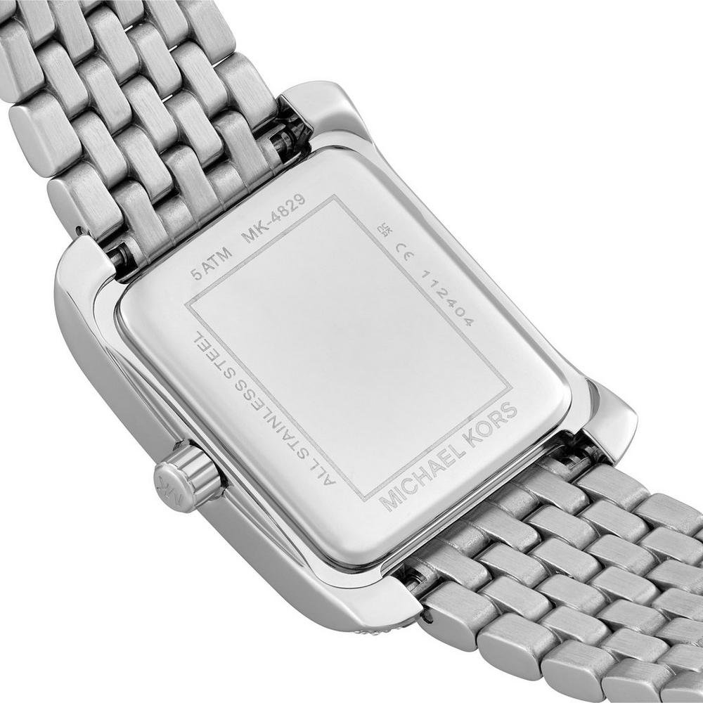 Michael Kors Emery Three MK4829 Women’s Silver Blue Dial Stainless Steel Watch