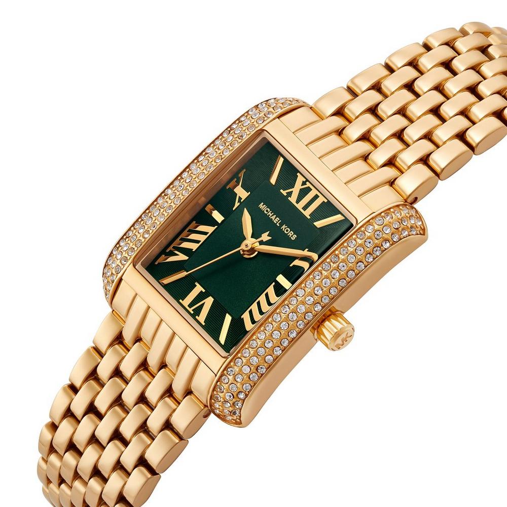 Michael Kors Emery Three MK4742 Women’s Gold Green Dial Stainless Steel Watch