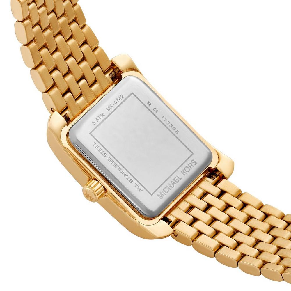 Michael Kors Emery Three MK4742 Women’s Gold Green Dial Stainless Steel Watch