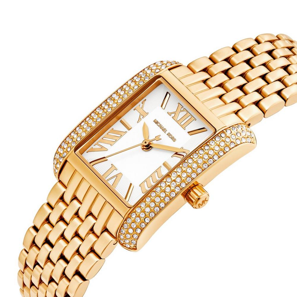 Michael Kors Emery MK4640 Women’s Gold White Dial Stainless Steel Watch