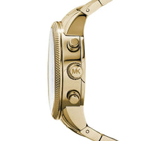 Michael Kors MK5676 Women’s Gold-Tone Crystal Ritz Chronograph Watch