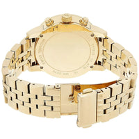 Michael Kors MK5676 Women’s Gold-Tone Crystal Ritz Chronograph Watch
