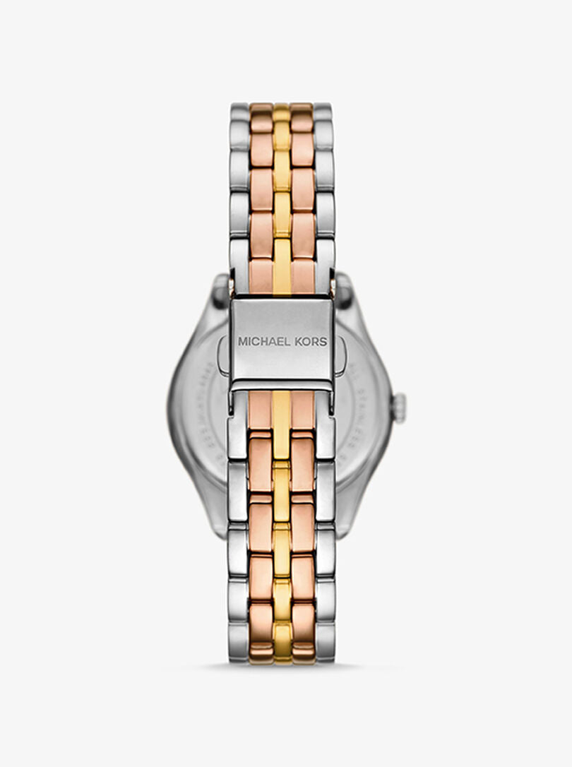 Michael Kors MK4846 Harlowe Women’s Two-Tone Crystal Dial Watch