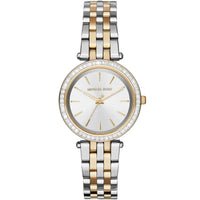 Michael Kors MK3405 Darci Mini Women’s Two-Tone Silver Gold Crystal Watch