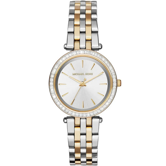 Michael Kors MK3405 Darci Mini Women’s Two-Tone Silver Gold Crystal Watch