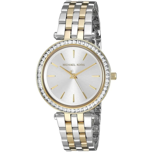 Michael Kors MK3405 Darci Mini Women’s Two-Tone Silver Gold Crystal Watch