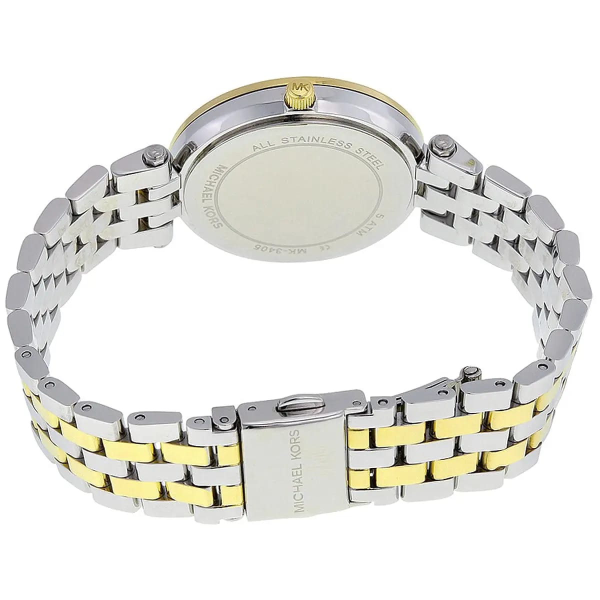 Michael Kors MK3405 Darci Mini Women’s Two-Tone Silver Gold Crystal Watch