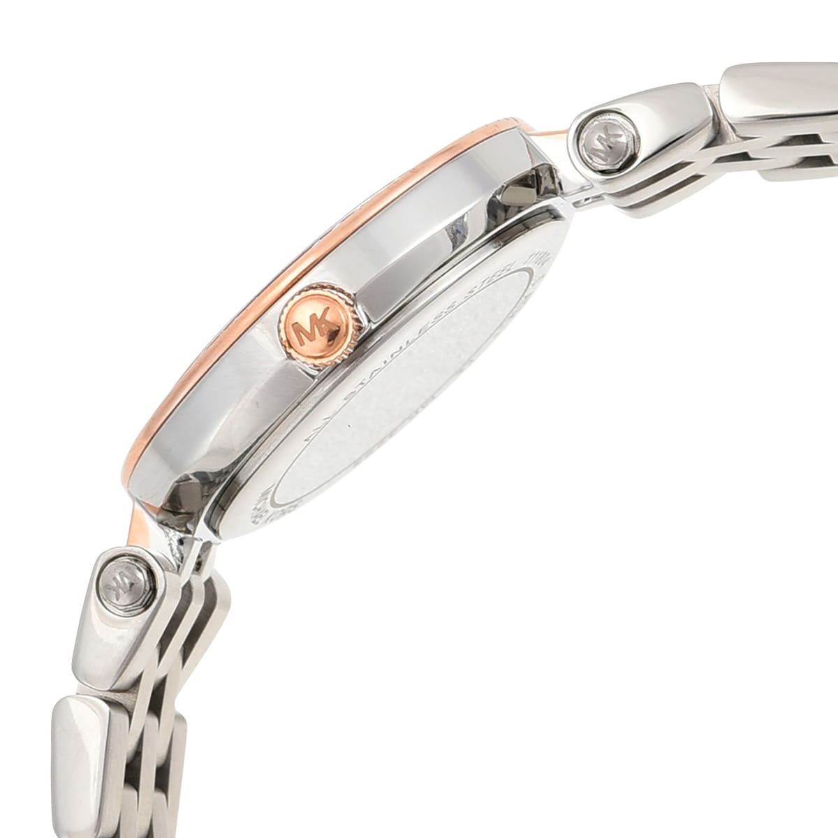 Michael Kors MK3298 Petite Darci Women’s Two-Tone Silver Rose Gold Crystal Watch