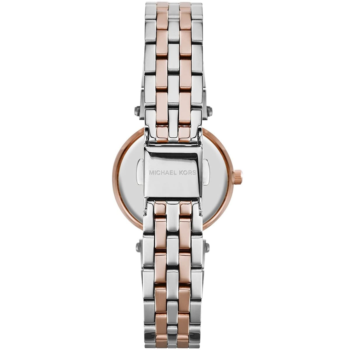 Michael Kors MK3298 Petite Darci Women’s Two-Tone Silver Rose Gold Crystal Watch